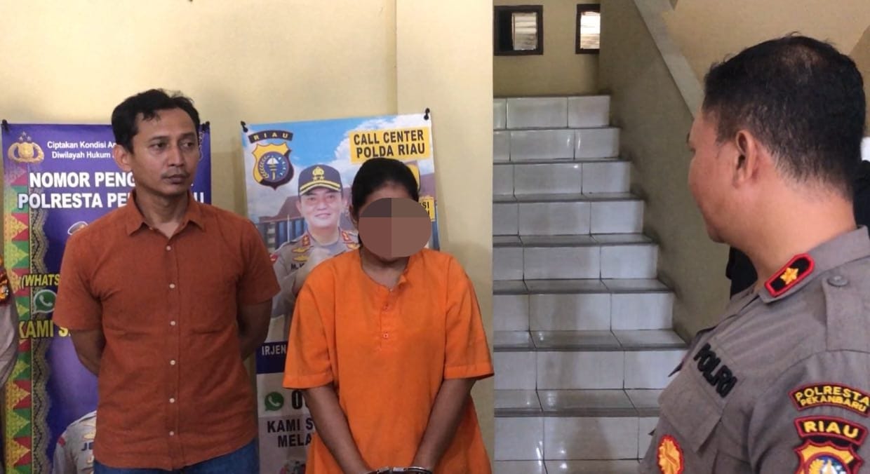 Baru Bebas, Emak-Emak di Pekanbaru Gelapkan Motor Teman Kencan