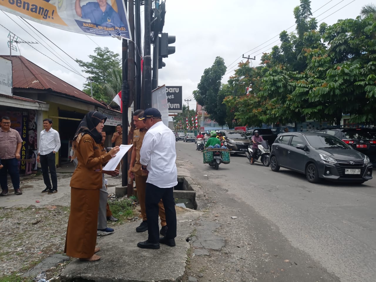 PUPR dan DPRD Pekanbaru Kembali Temukan Jalan Rusak Akibat IPAL