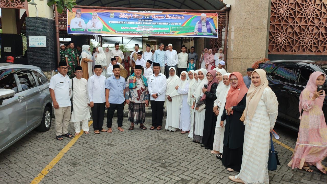 Tabligh Akbar dan Kampar Bershalawat Serap Ribuan Jamaah