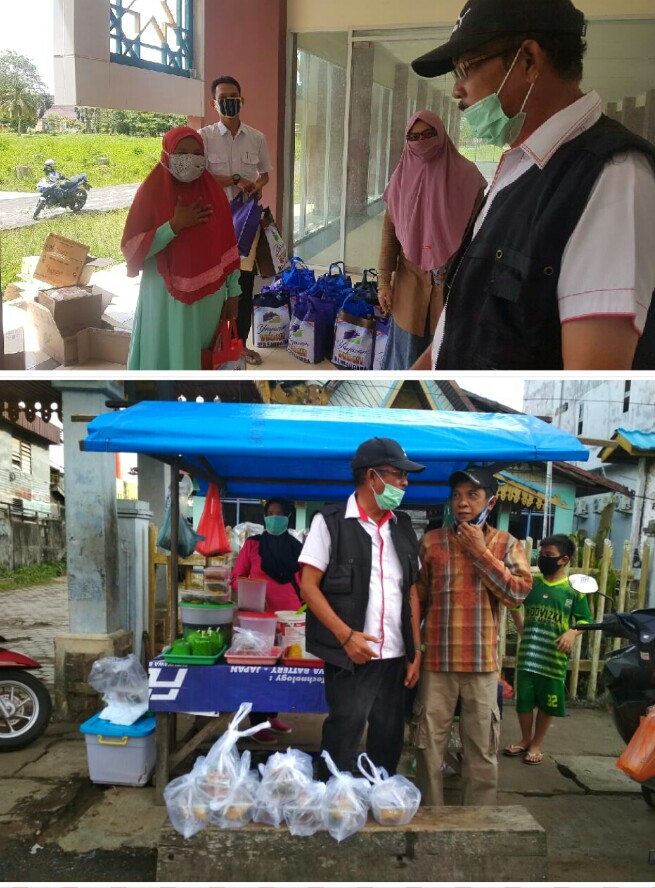 Yayasan Vioni Bersaudara Bagikan Sembako dan Takjil Kepada Masyarakat