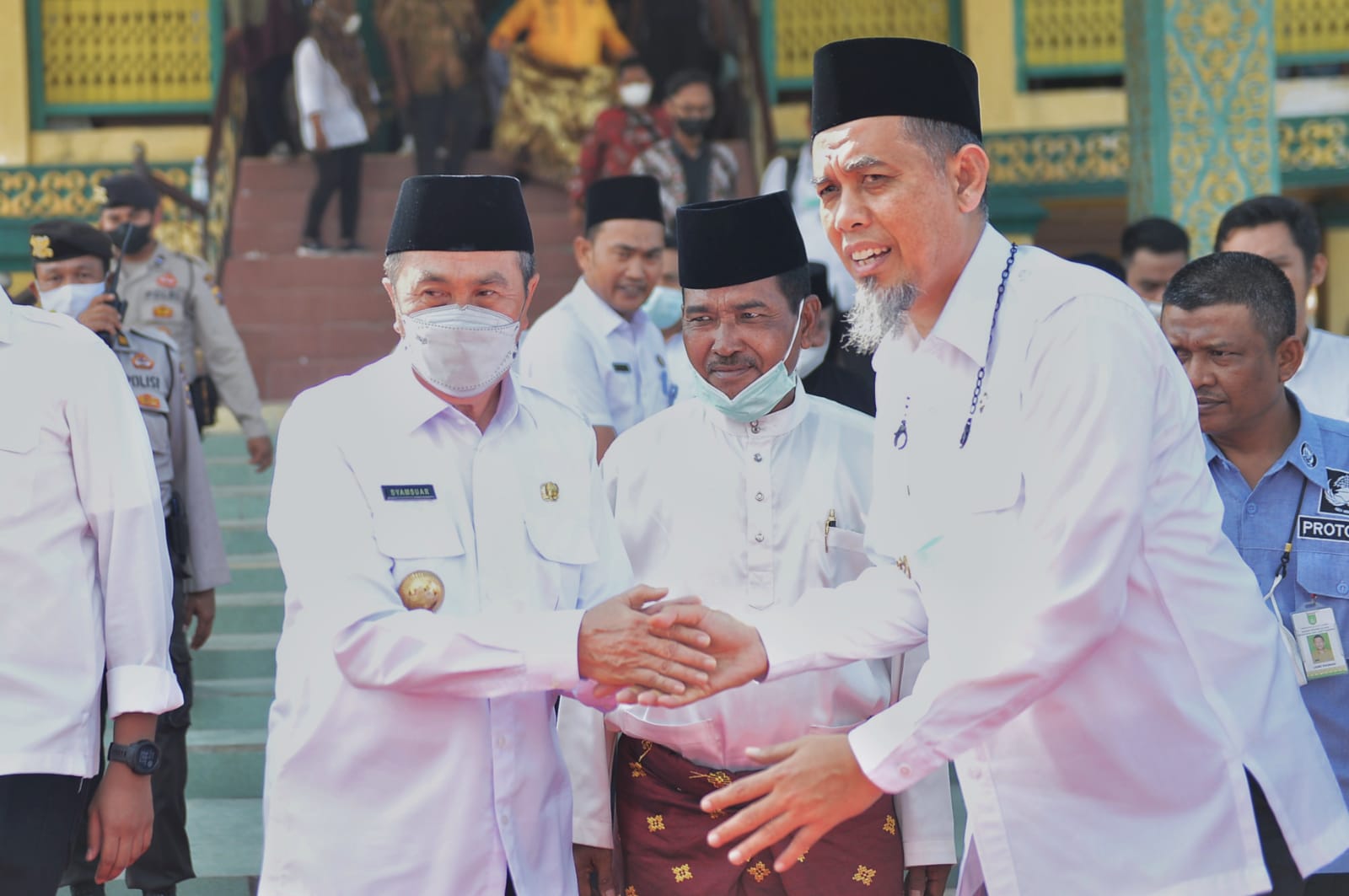 Gubri dan Wako Dumai Hadiri Silaturahmi Uwang Rohil Kota Dumai, Ini Arahannya