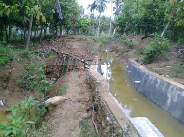Proyek Irigasi Rp1,5 M di Pidie Jaya Terbengkalai