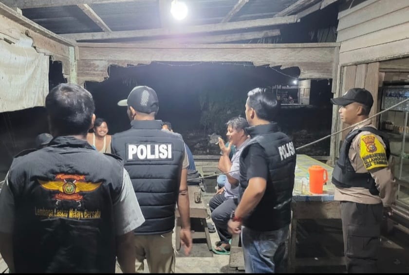 Polsek Langgam Patroli Cooling System Jaga Kamtibmas Menjelang Pilkada