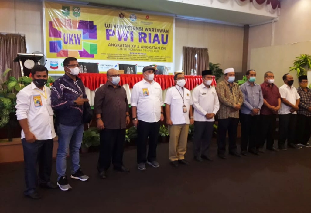 84 Wartawan Riau Ikuti UKW Angkatan XV dan XVI di Siak