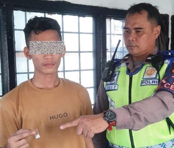 Bawa Sabu, Pengendara di Pekanbaru Diamankan Satlantas
