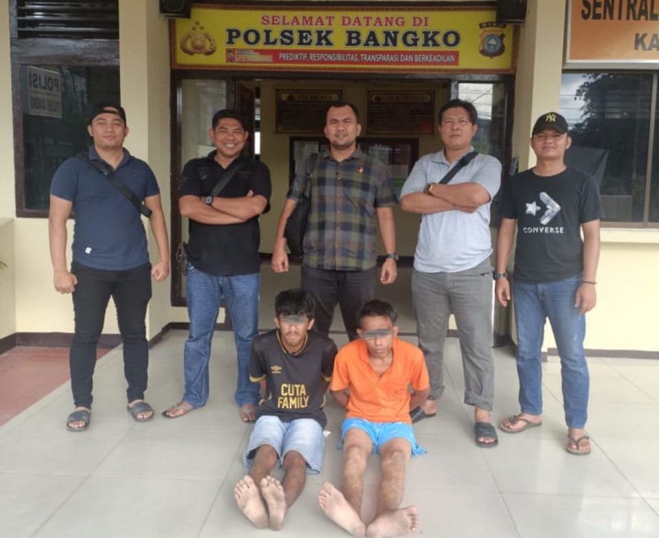 Tak Kapok, Dua Residivis Spesialis Kasus Pencurian Diamankan Polsek Bangko