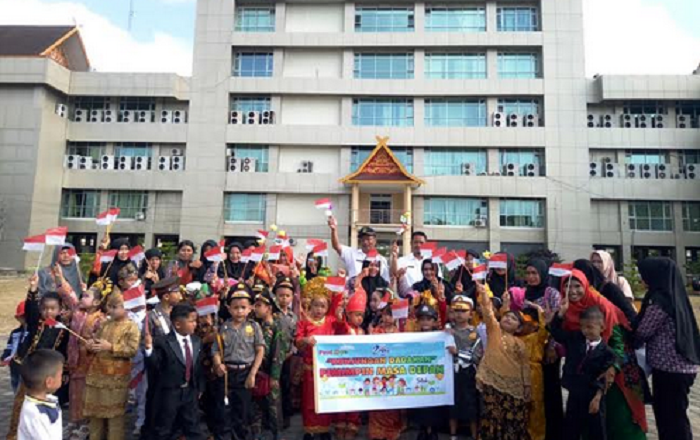 Plh Asisten III Pemkab Inhil Lepas Field Trip PAUD Ziqra