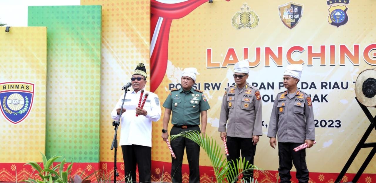 Sekda Siak Harap Kehadiran Polisi RW Mampu Beri Perlindungan