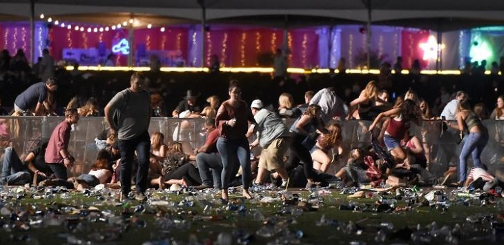 Video Detik-detik Tembakan Brutal ke Penonton di Konser Las Vegas