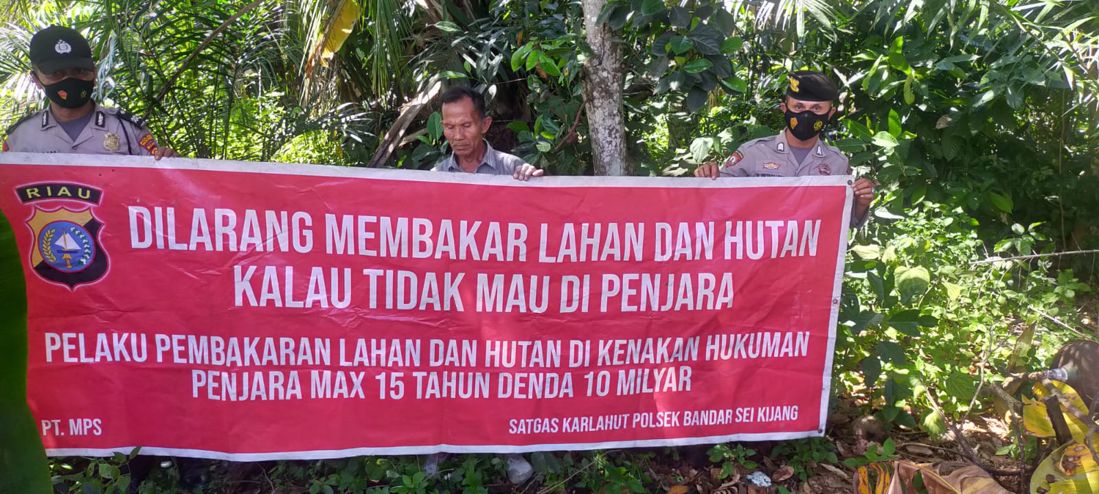 Pantau Wilayah Rawan, Polsek Bandar Sei Kijang Lakukan Patroli Karhutla