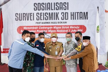 Buru Cadangan Baru Migas, SKK Migas bersama PHR WK Rokan Sosialisasikan Rencana Seismik di Rohul