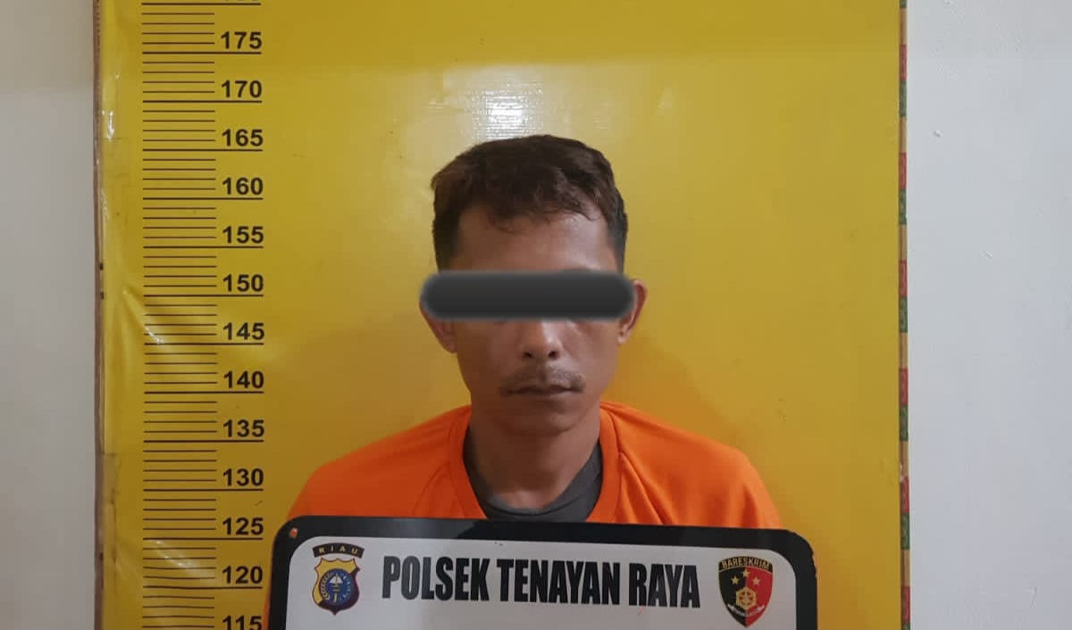 Tim Opsnal Polsek Tenayan Raya Amankan Bandar Narkotika