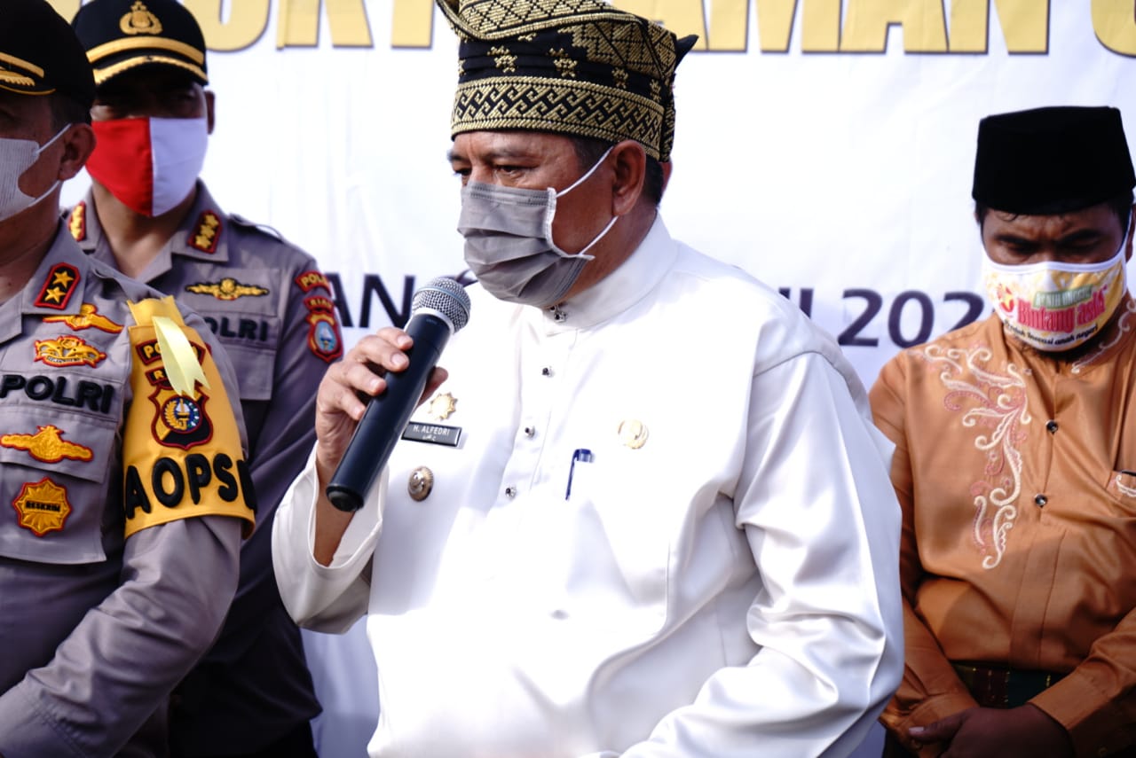 Guna Mencegah Penularan COVID-19, Bupati Siak Himbau Perusahan Stop Bawa Tenaga Kerja Luar