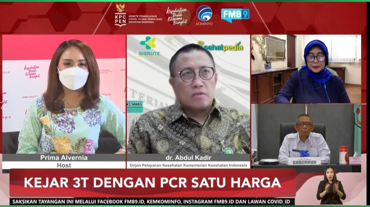 Pemerintah Minta Masyarakat Kawal Tarif Baru PCR 