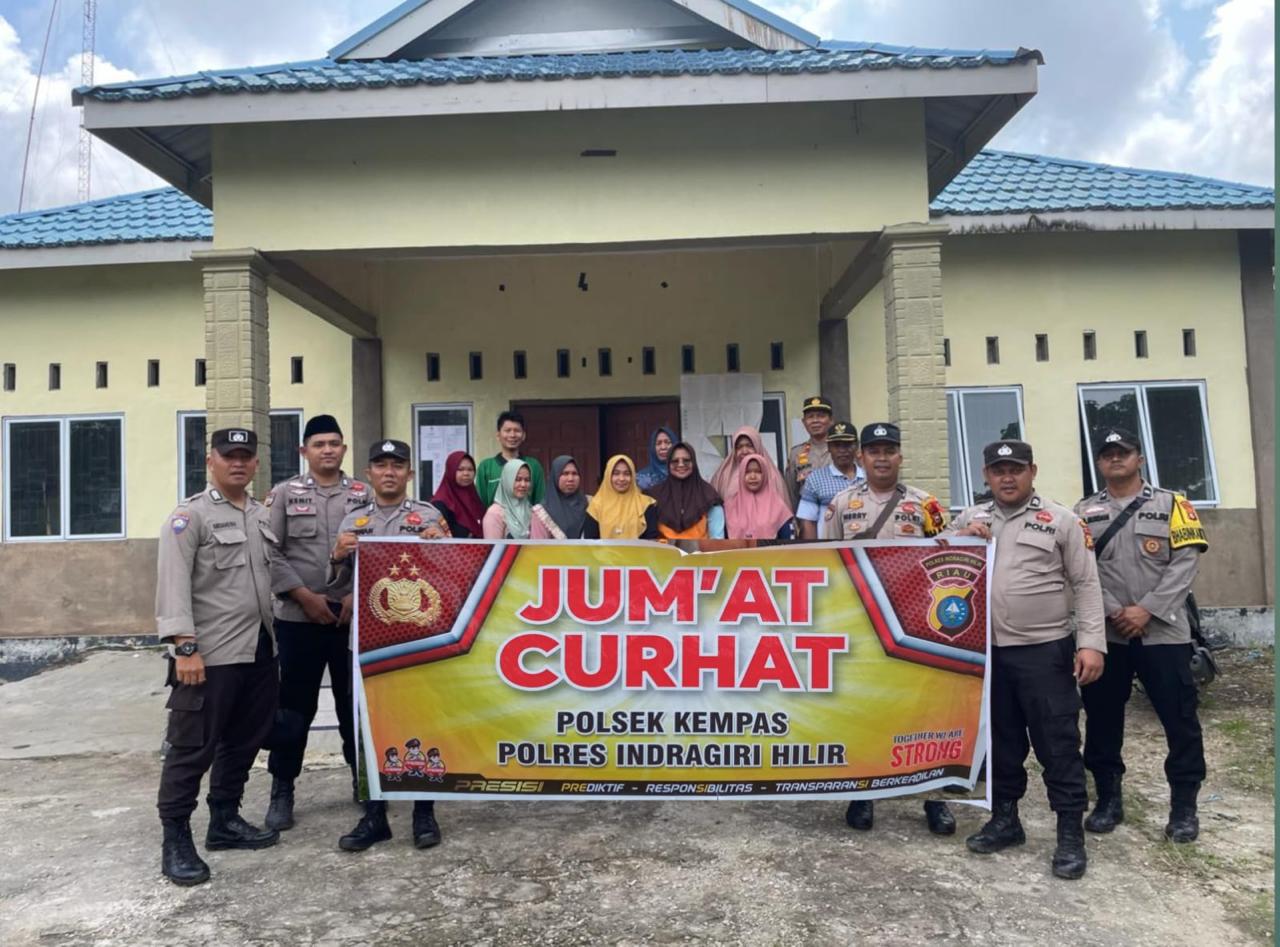 Jumat Curhat Polsek Kempas: Dengarkan Keluhan Warga dan Berikan Solusi, Sampaikan Pesan Pemilu Damai