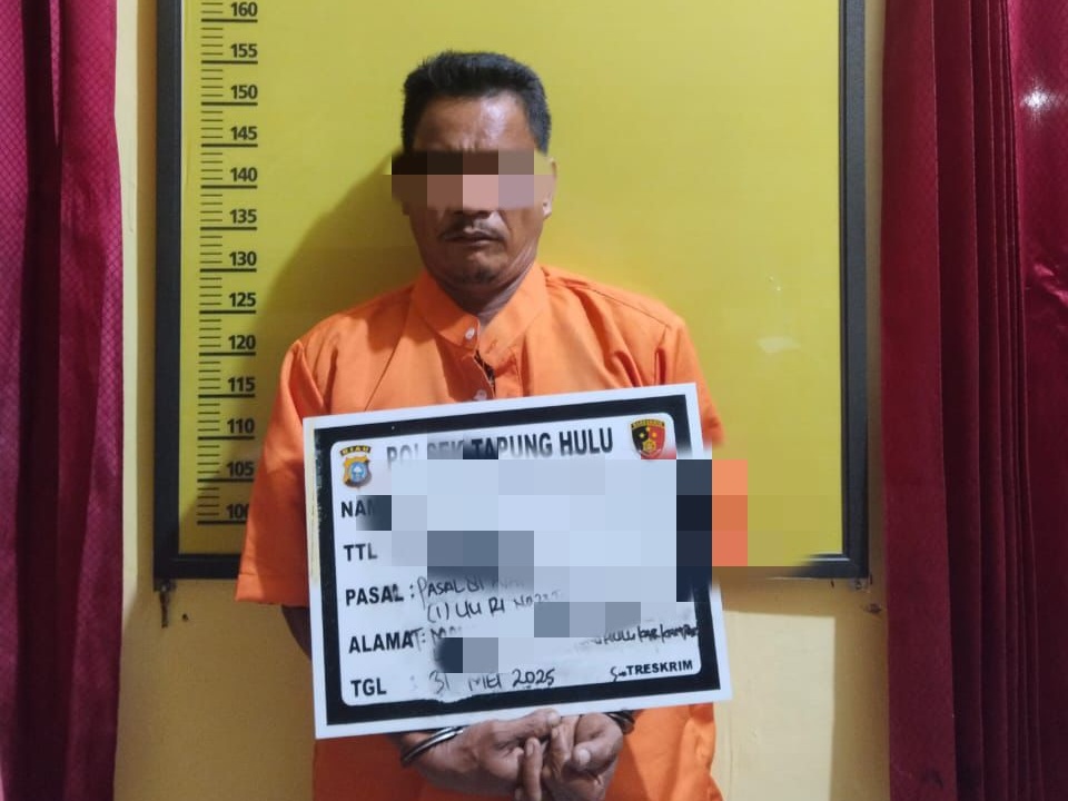 Polisi Tangkap, Pelaku Pencabulan Anak di Kampar