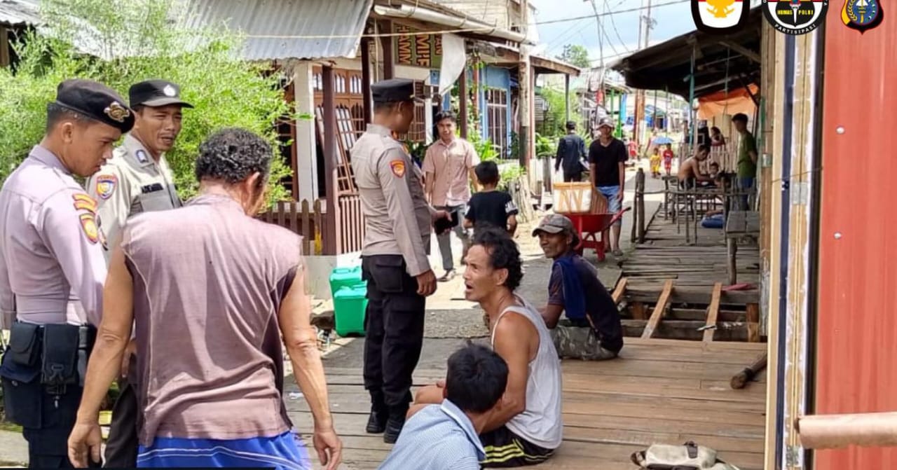 Aiptu Eka Putra Imbau Warga Tanah Merah Sukseskan Pemilu 2024