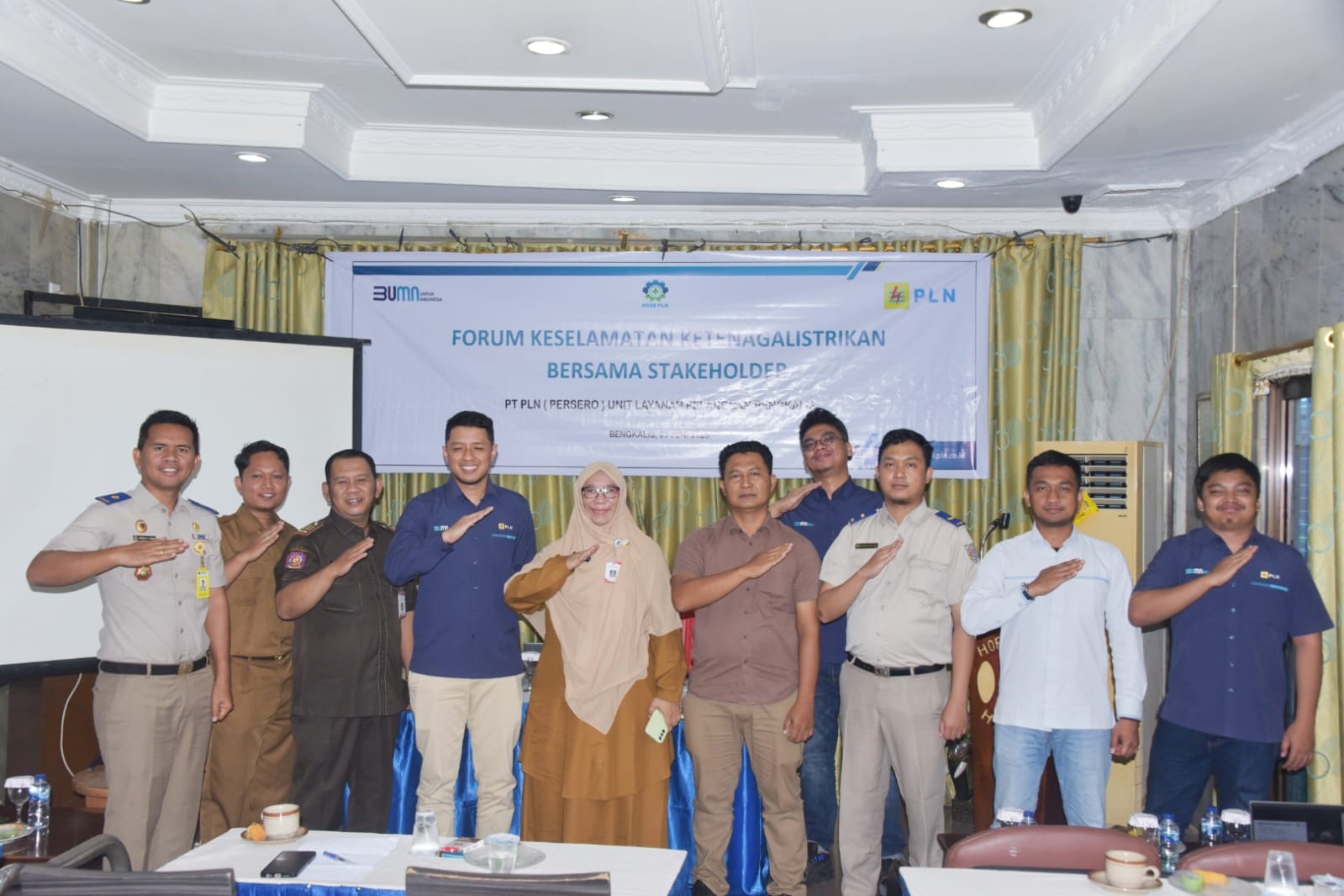 PLN ULP Bengkalis Gelar Forum Keselamatan Ketenagalistrikan Bersama Stakeholder