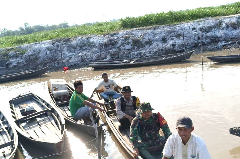 TNI-Polri Susuri Sungai Nilo, Sampaikan Pesan Kamtibmas Pilkada Damai