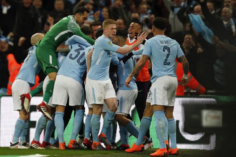 Libas Arsenal, Manchester City Raih Piala Liga Inggris