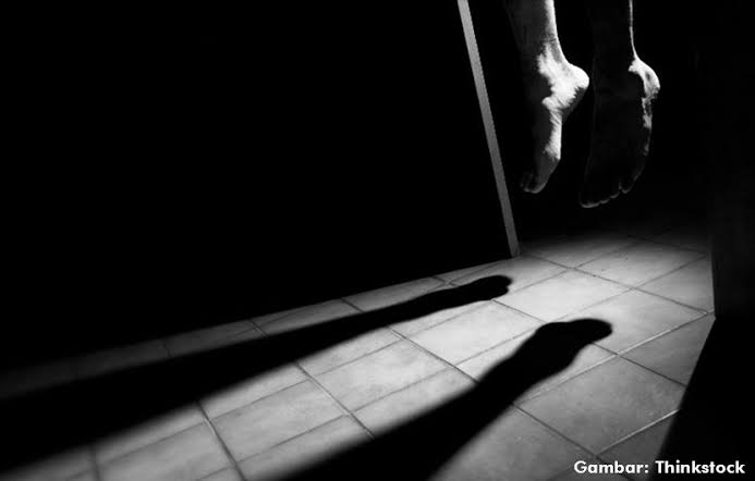 Warga Bengkalis Dihebohkan Penemuan Jasad Tergantung di Pohon Karet, Kondisinya Mengenaskan