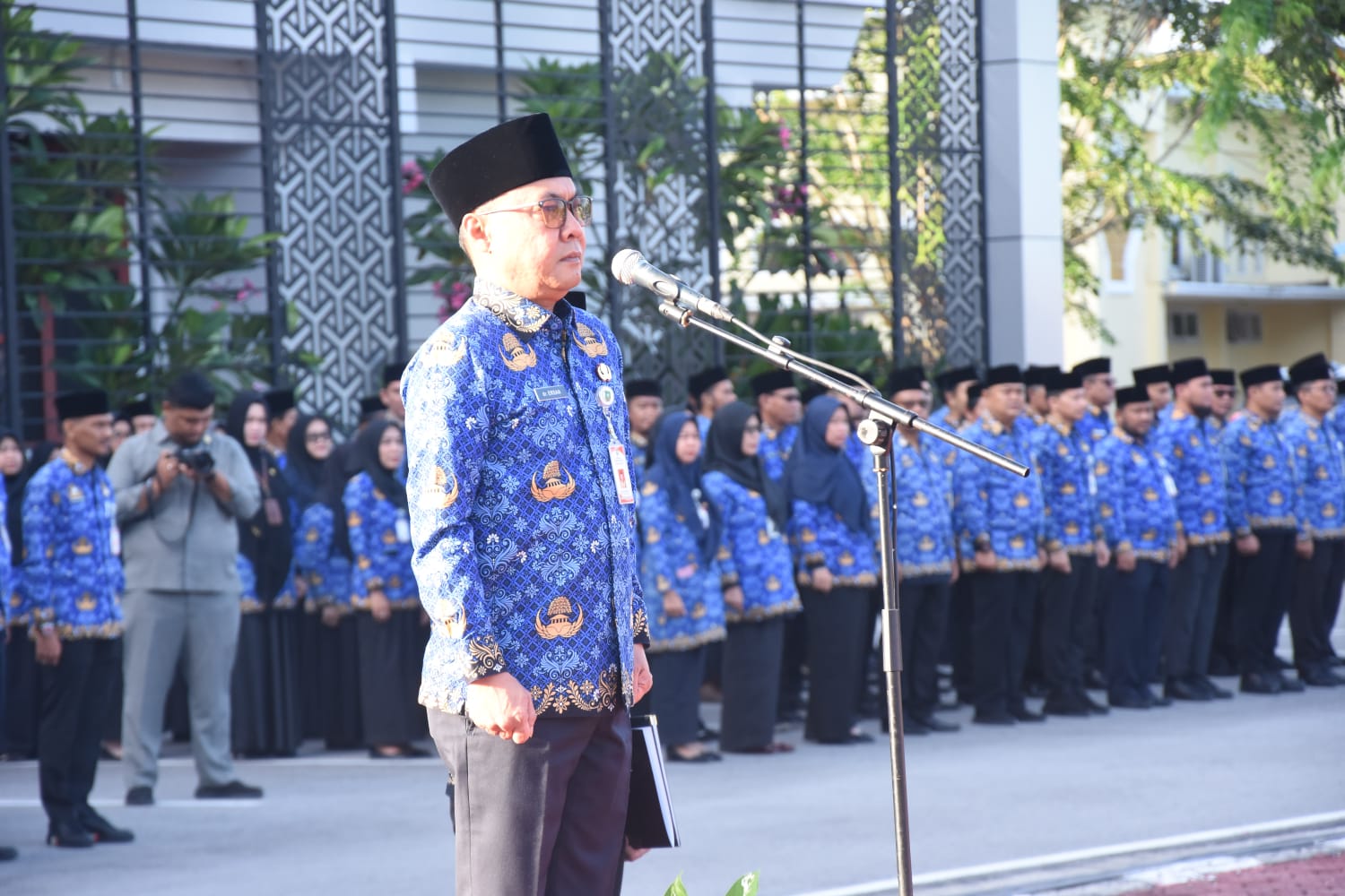 Sekda Ersan Saputra Pimpin Upacara HUT ke-80 RI di Bengkalis