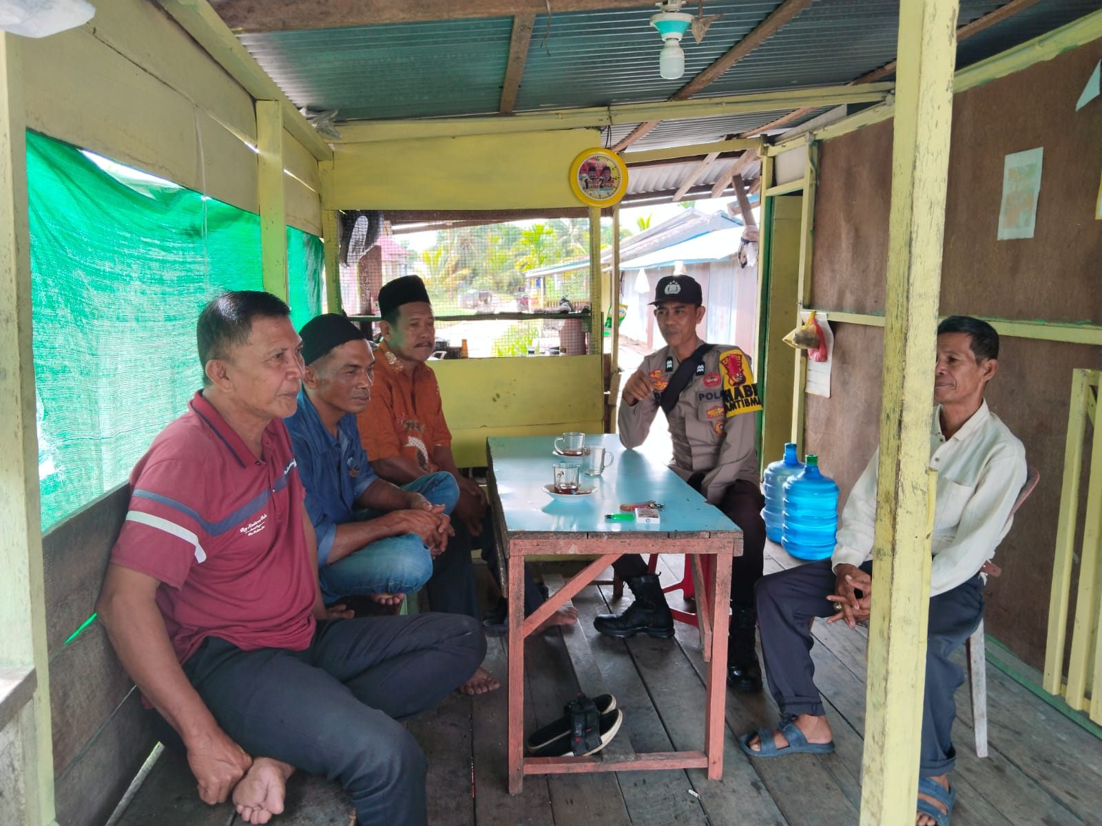 Cooling System, Polsek Batang Tuaka Ajak Masyarakat Berpartisipasi dalam Pemilu 2024