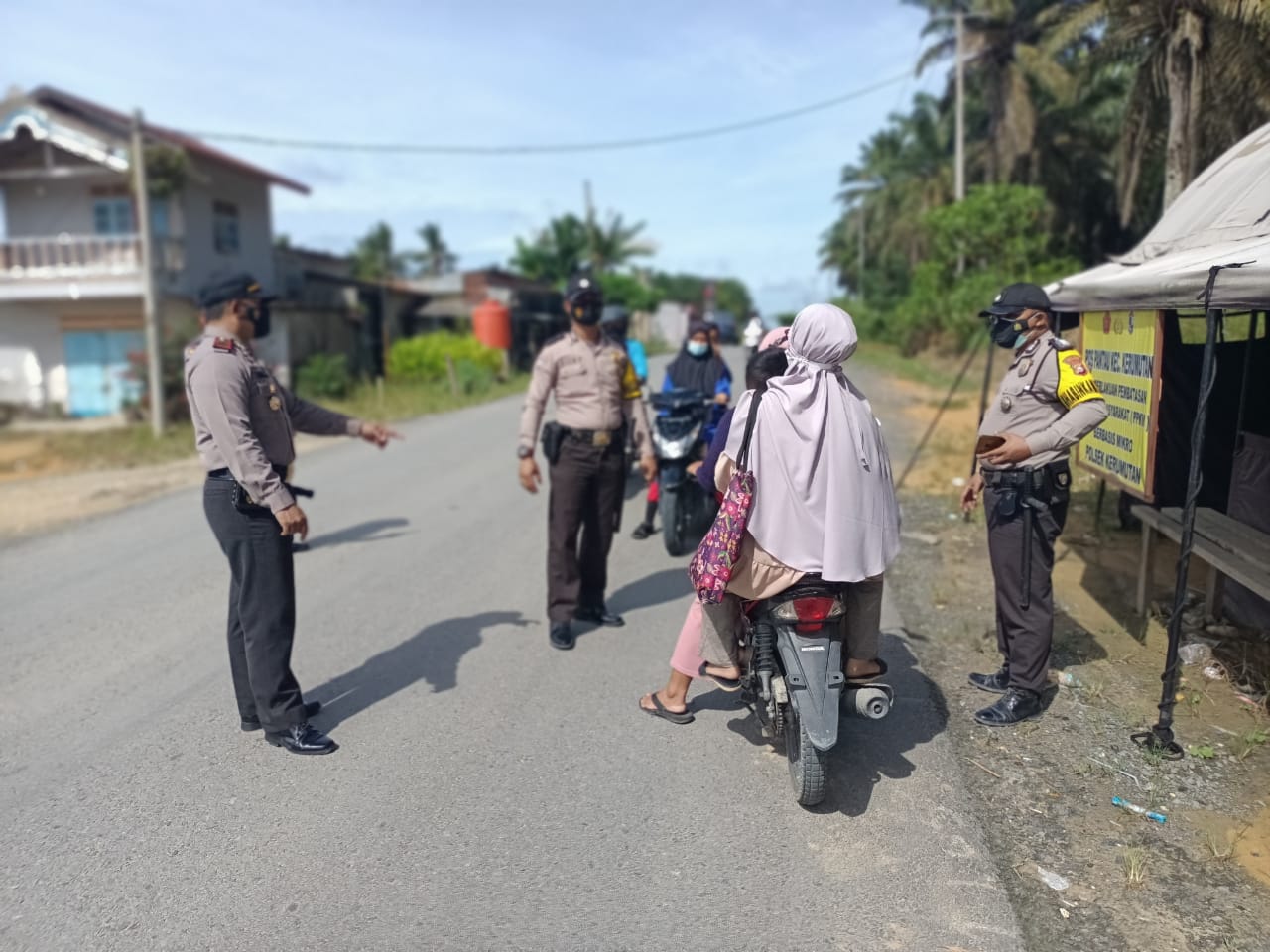 Kapolsek Kerumutan Pimpin Pelaksanaan Kegiatan Rutin Kamtibmas di Wilayah Hukum 