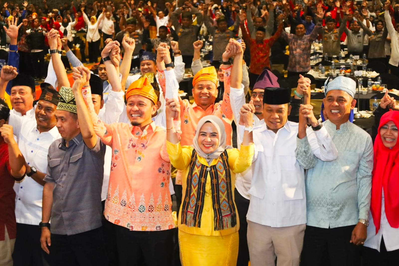 Agung Nugroho dan Markarius Anwar Dukung Deklarasi Pilkada Damai 2024 di Pekanbaru