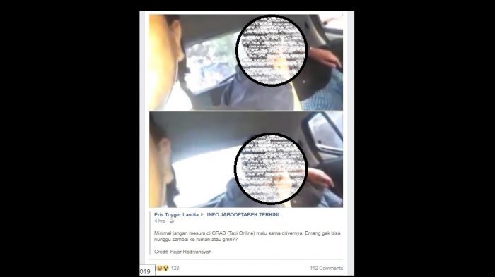 Parah ! Gak Kuat Menahan Nafsu, Dua Sejoli 'Lakukan Ini' di Taksi Grab