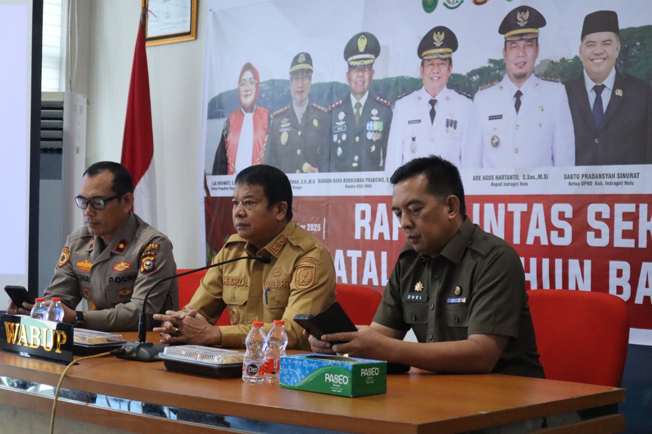 Antisipasi Lonjakan Aktivitas Nataru, Pemkab Inhu Gelar Rakor Lintas Sektoral