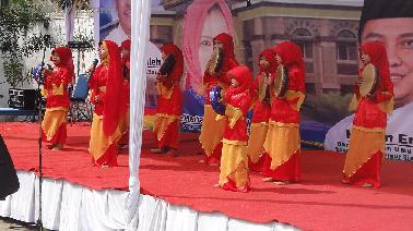 Usia 7 Tahun, Sofi Sudah Mahir Main Rebana