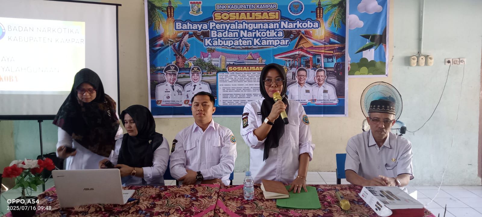BNK Kampar Gencarkan Edukasi Bahaya Narkoba di Sekolah