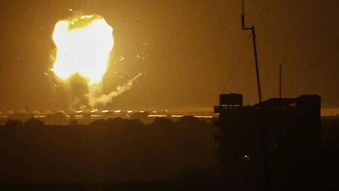 Rudal Hamas Palestina Hancurkan 2 Basis Militer Israel