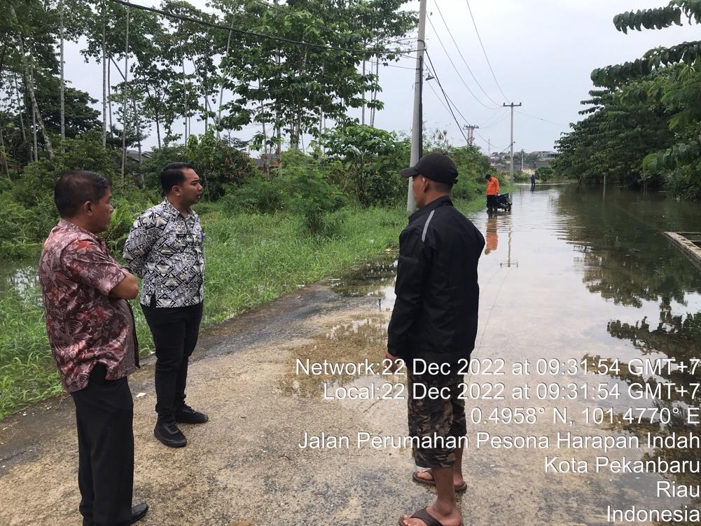 Ketinggian Air Hingga 1 Meter, BPBD Klaim 9 Lokasi Direndam Banjir Pasca Hujan Deras Guyur Pekanbaru