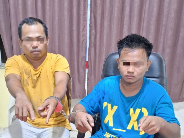 Polres Kuansing Tangkap Dua Pengedar Sabu 35 Gram di Singingi Hilir