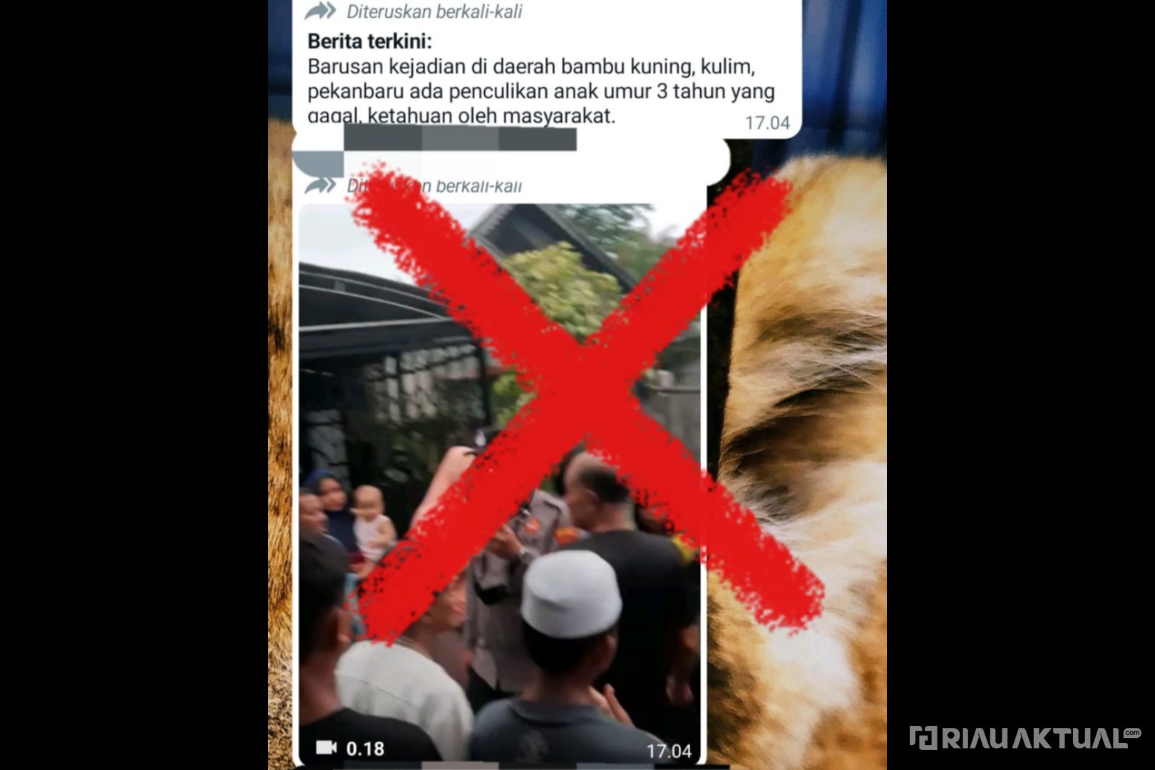 Beredar Video Penculikan Anak di Kulim, Polisi: Tidak Benar