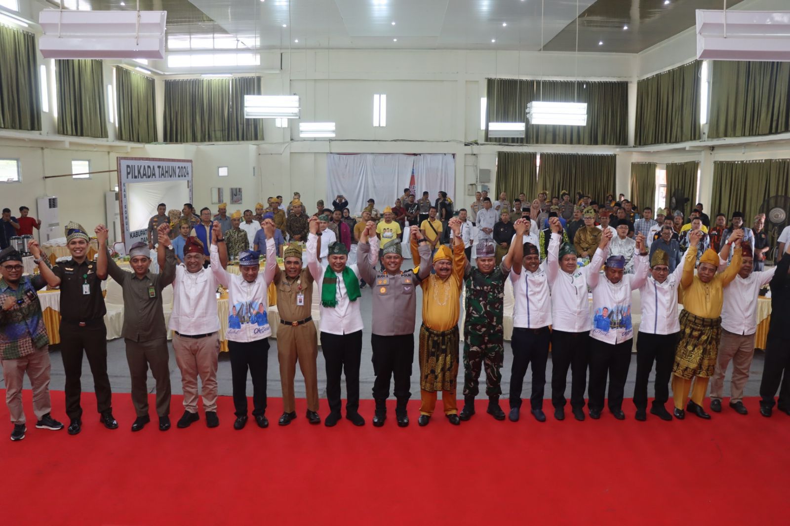 Kapolres Rokan Hulu Gelar Silaturahmi Kamtibmas Bersama Bapaslon Pilkada 2024