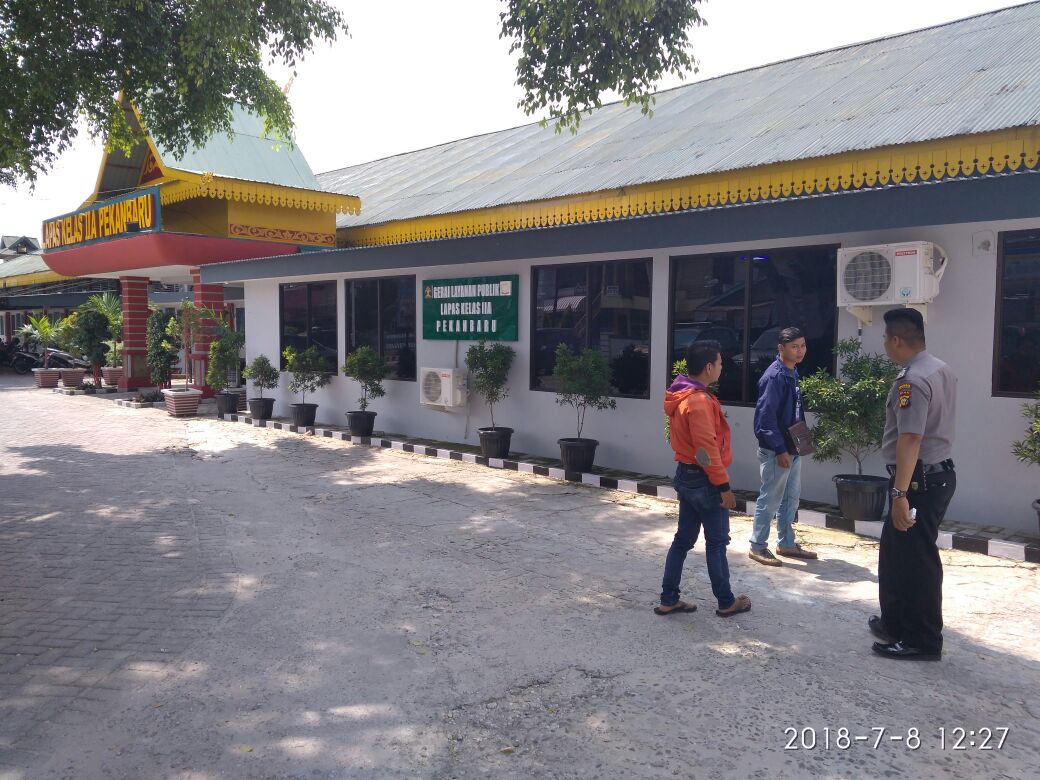 Lapas Kelas IIA Pekanbaru Diberondong Peluru