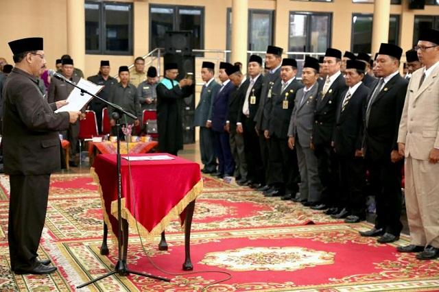 Sekda Inhil Lantik 232 Pejabat Eselon IV