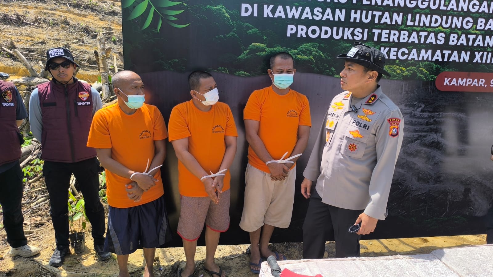 Ninik Mamak di Kampar Ditangkap Polisi Usai Jual Hutan Lindung Bermodus Tanah Ulayat