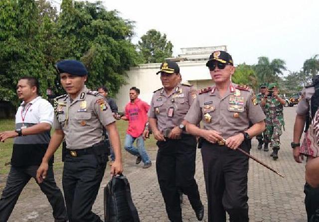 Kapolda Tinjau Lokasi 1 Ton Sabu senilai Rp1,5 Triliun