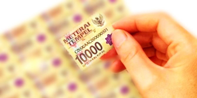 Cara Beli dan Gunakan Meterai Rp10.000 Digital