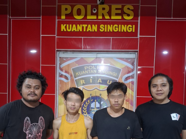 Kasat Narkoba Polres Kuansing Pimpin Penangkapan Dua Pengedar Sabu di Lokasi Berbeda