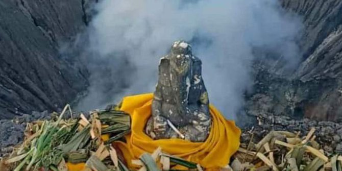 Ini Kronologi Arca Ganesha Raib dari Bibir Kawah Gunung Bromo