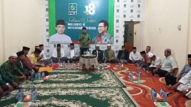 DPC PKB Inhil Gelar Syukuran dan Santuni Anak Yatim