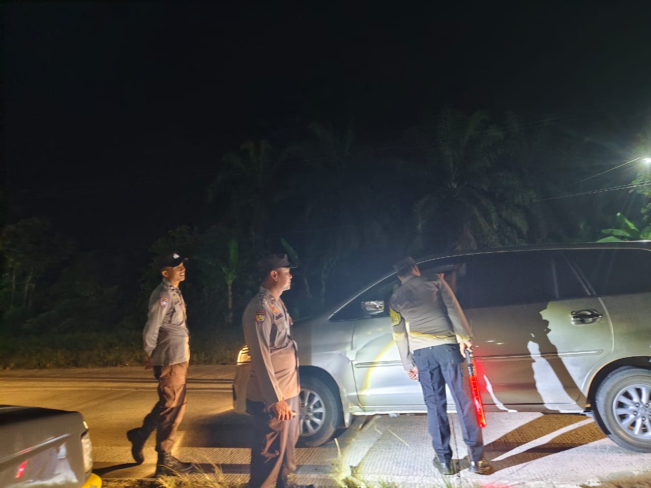 Buru Tahanan Kabur, Polsek Tapung Hilir Gelar Razia