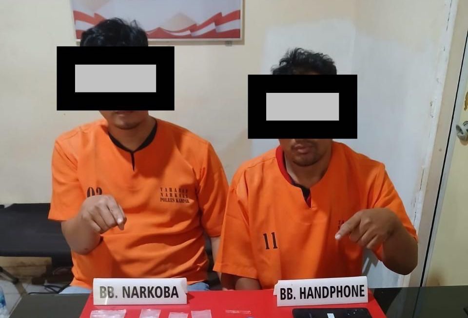 Polres Kampar Gerebek Sarang Narkoba, Dua Pengedar Sabu Ditangkap