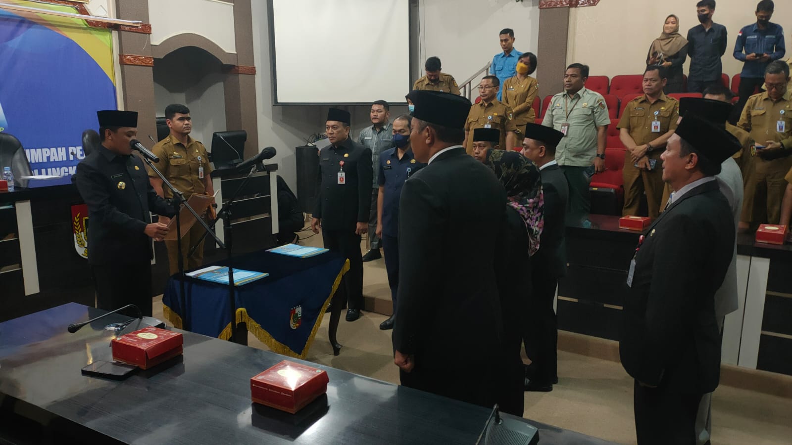 Pj Walikota Pekanbaru Lantik 5 Pejabat Eselon II