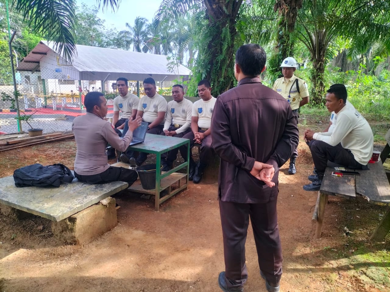 Polsek Ukui Ajak Securiti Kolaborasi, Wujudkan Pilkada Tanpa Gesekan